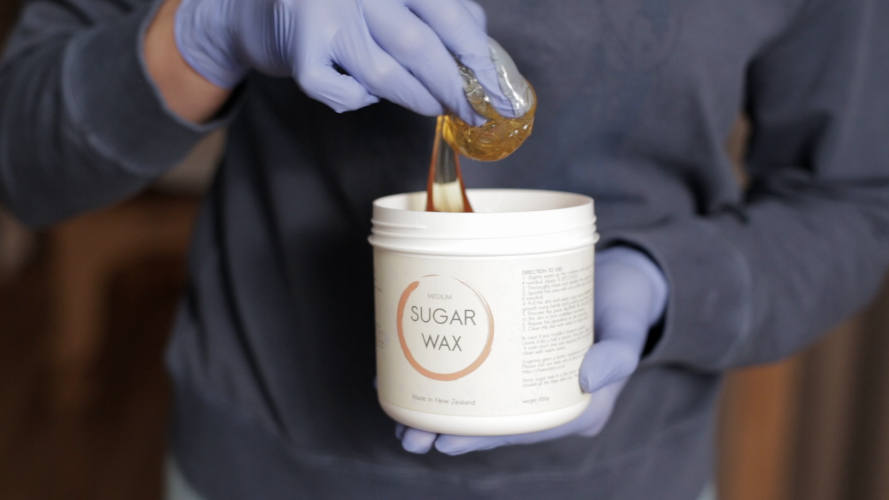 sugaring wax temperature